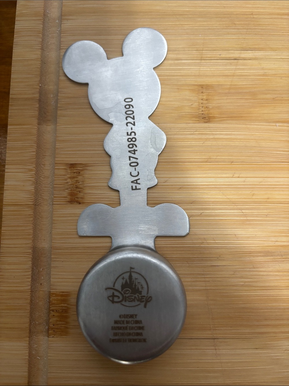 Mickey Mouse Stainless Steel Coffee Spoon 2 Tbsp- Silver - Picture 4 of 4